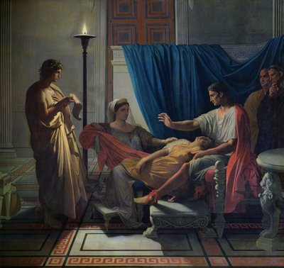 Virgil Reading the Aeneid to Livia, Octavia and Augustus by Jean Auguste Dominique Ingres
